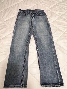 urban pipeline Men’s Relaxed Straight Jeans - Washed Blue